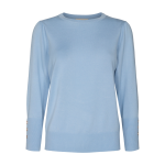 Freequent Trui FQKatie PU 3/4 Chambray Blue