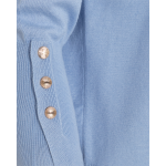 Freequent Trui FQKatie PU 3/4 Chambray Blue
