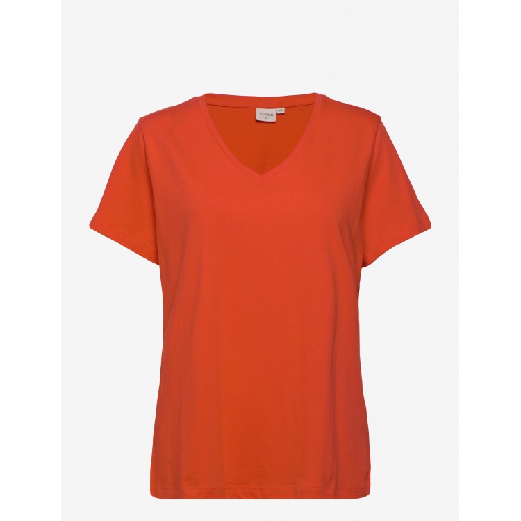 Cream T-Shirt Naia Tangerine Tango 