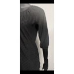 NED Top Elin 3/4 Ajour Zwart