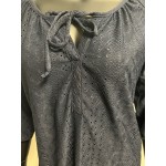 NED Top Elin 3/4 Ajour Marine NED Top Elin 3/4 Ajour Marine