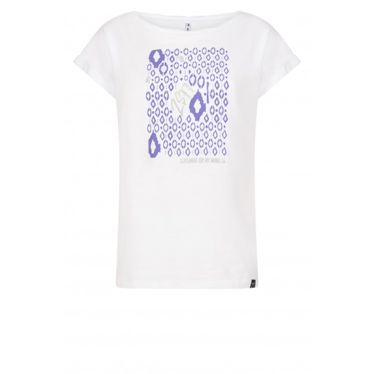 Zoso Tshirt Rachel White/Purple