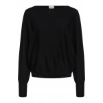  KAlizza Batwing Pullover Zwart