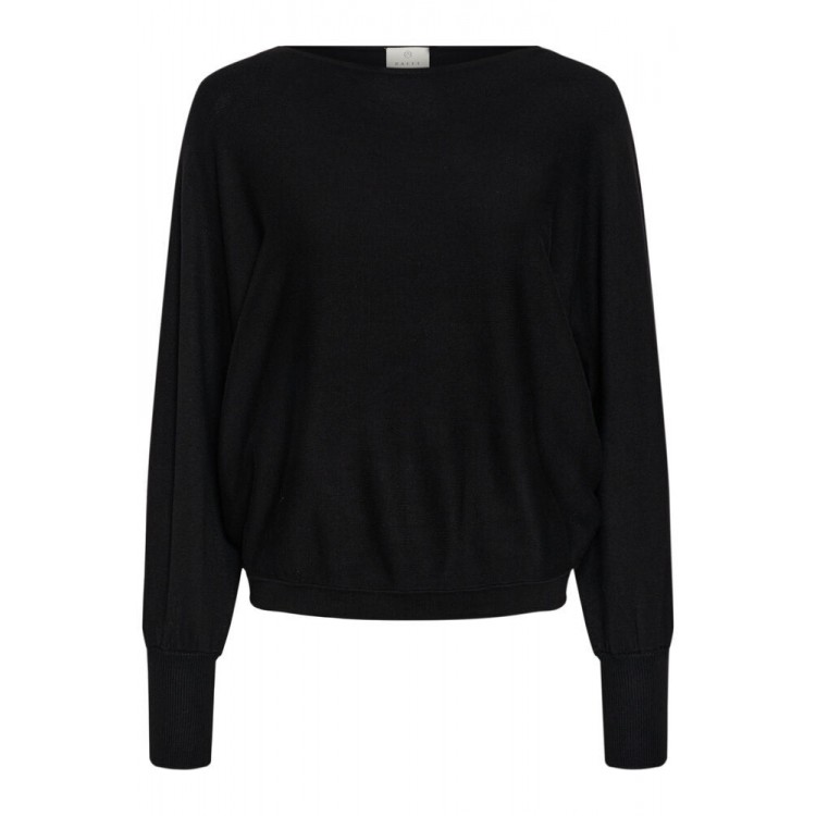  KAlizza Batwing Pullover Zwart